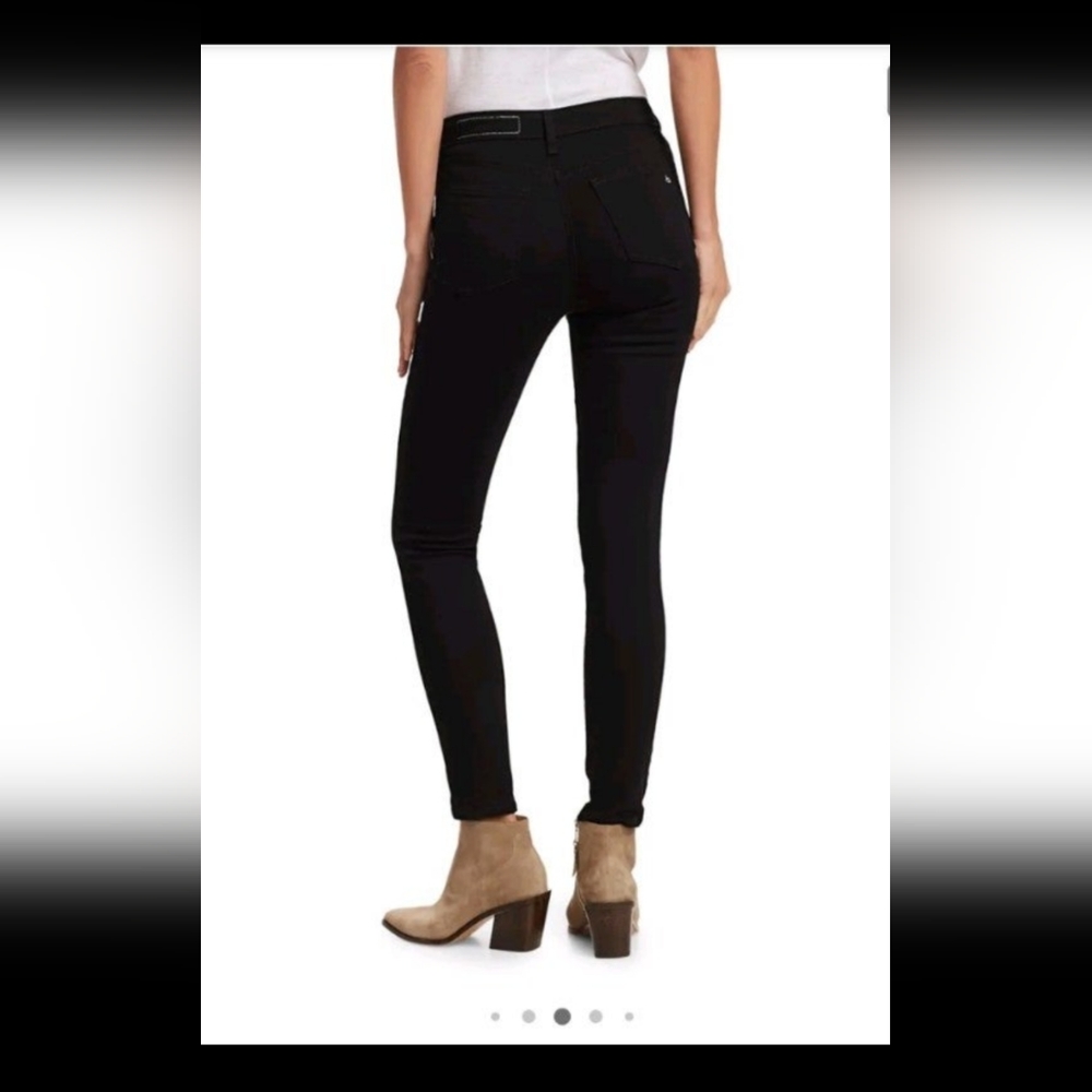 Rag &Bone black jeans slim Sz 33 MSRP over $200